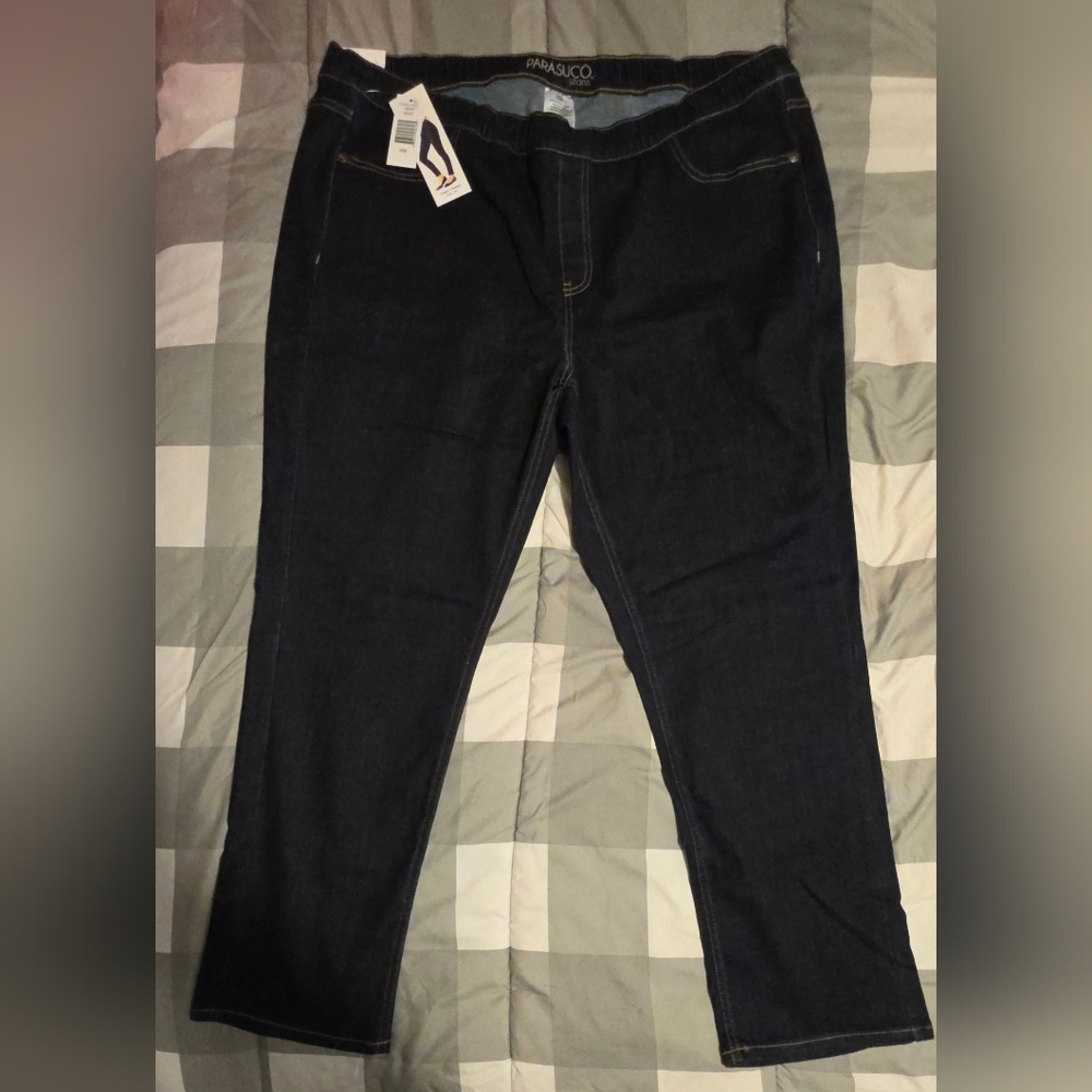 Parasuco Deep Indigo Plus Sized 18 Jeans Jeggings